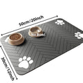 Pet Feeding Mat-Absorbent Pet Placemat for Food and Water Bowl, with Waterproof Rubber Backing, Quick Dry Water Mat for Dog Cat